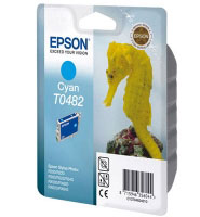 Epson T0482 Cyan Ink Cartridge (Seahorse) (C13T04824010)